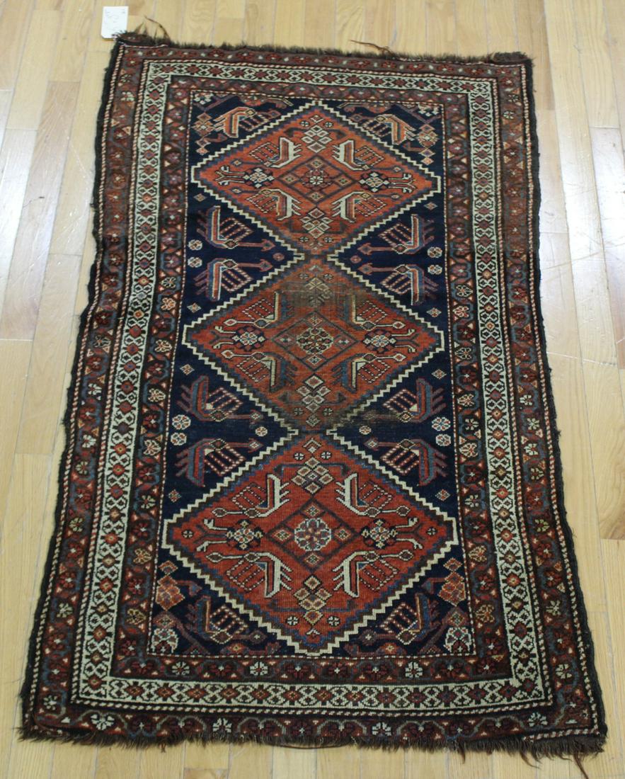 Antique And Finely Hand Woven Kazak Style Carpet. (1 of 5)