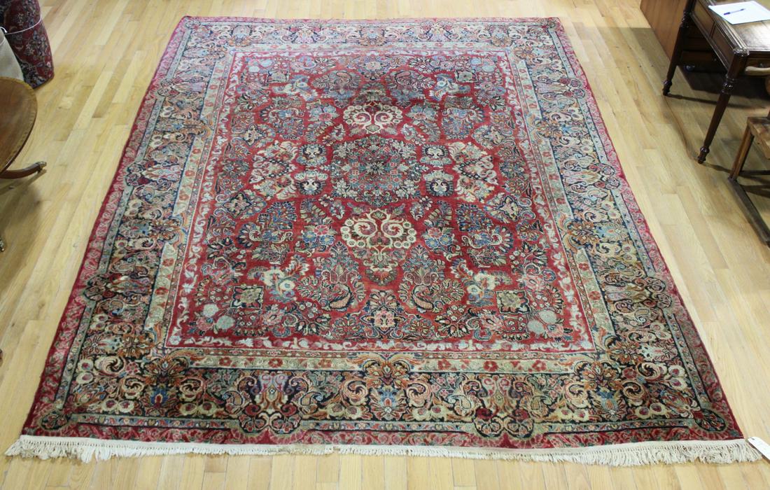 Antique and Finely Hand Woven Sarouk Carpet. (1 of 7)