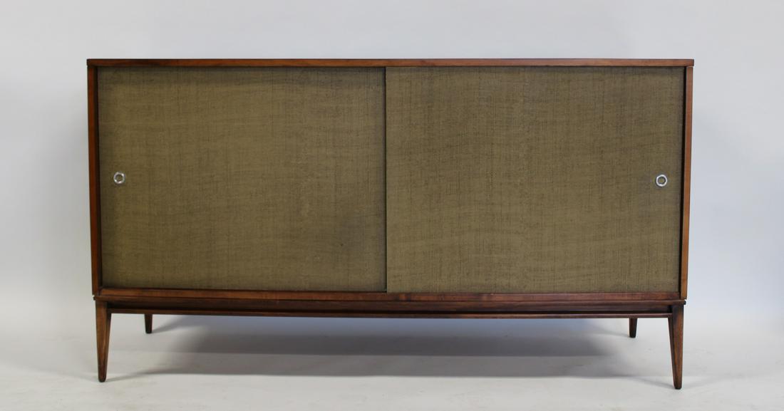 Midcentury Paul Mc Cobb Sliding Door Cabinet. (1 of 9)