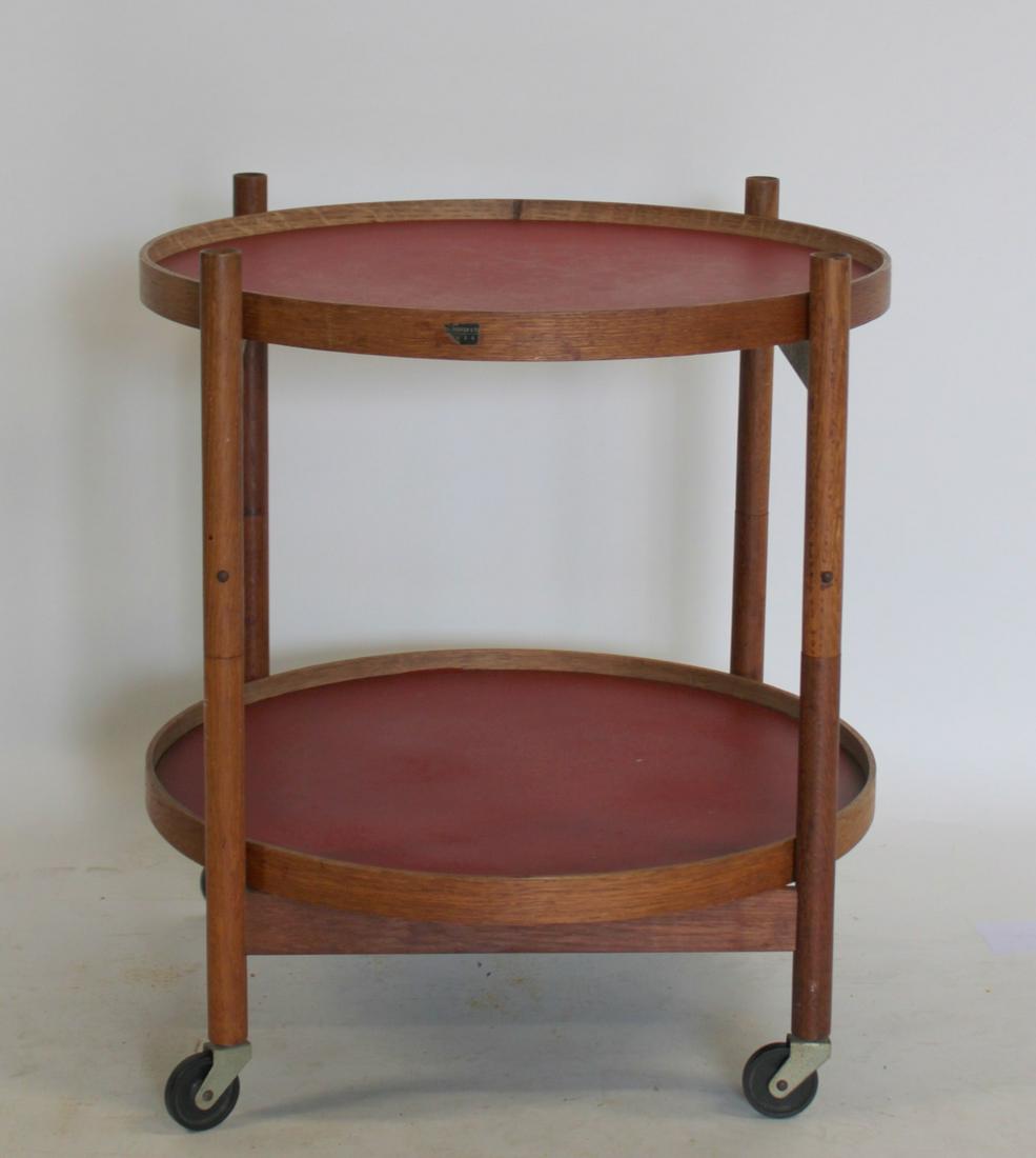 Midcentury Danish Modern Folding Serving Cart (1 of 7)