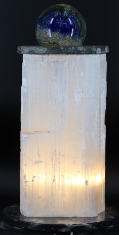 SPECIMEN. Illuminated Selenite Orthoceras (1 of 6)
