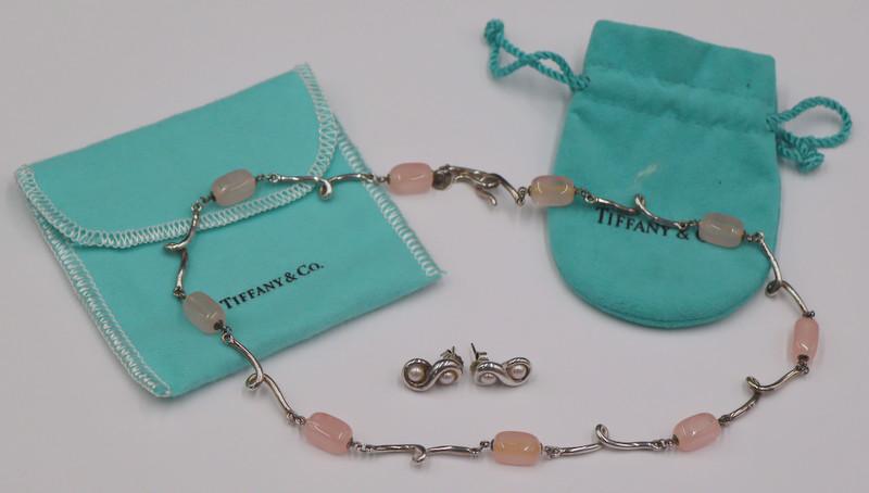 JEWELRY. Tiffany & Co. Sterling Jewelry Grouping. (1 of 10)