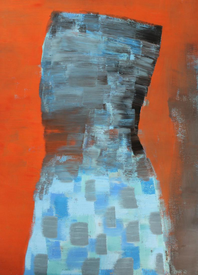 ILLEGIBLY Signed Gouache On Paper. (1 of 3)