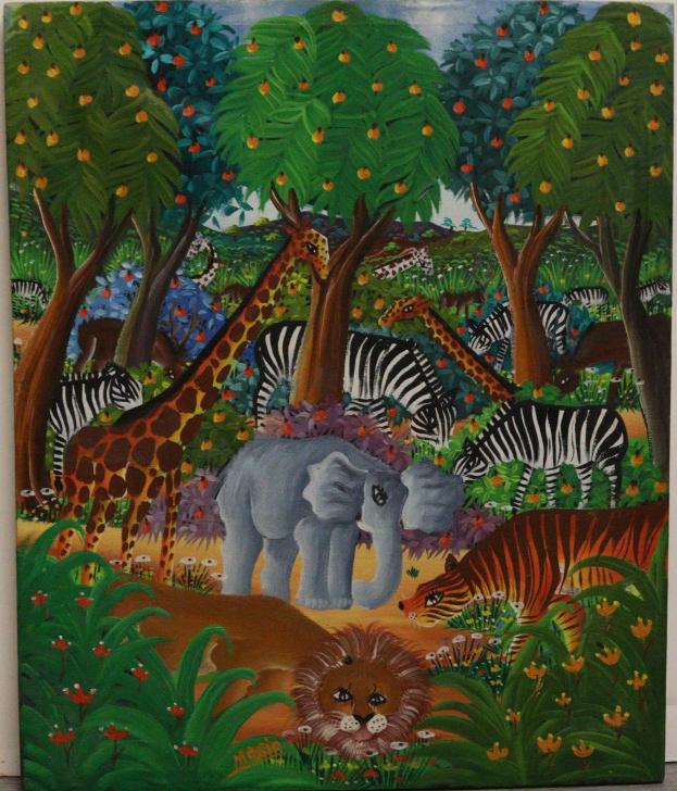 MARIO Signed. Acrylic on Canvas. (1 of 3)