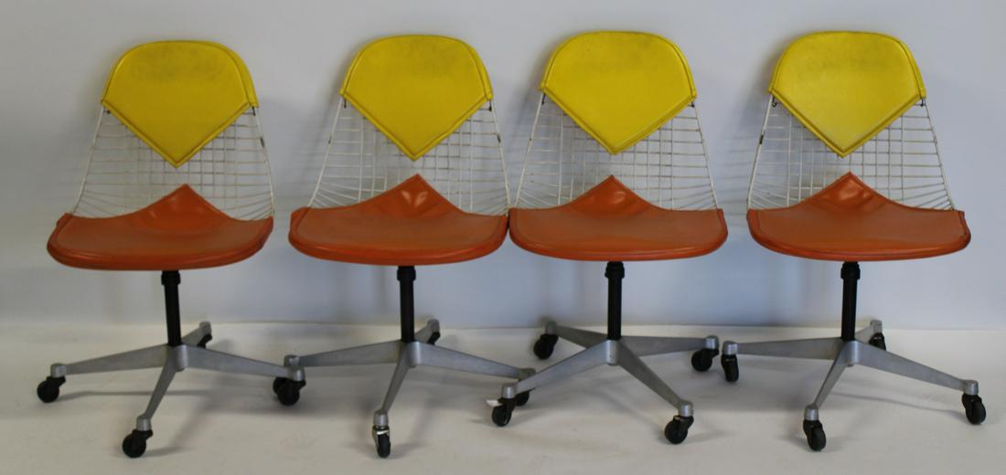 4 Midcentury EAMES PKC-2 "BIKINI" Wire Office (1 of 7)