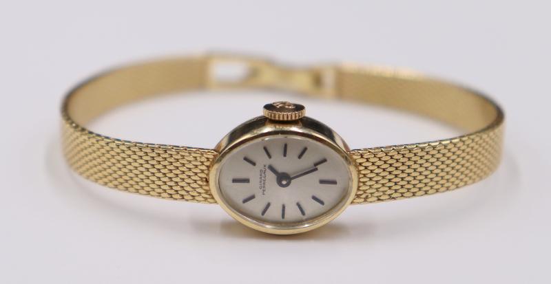 JEWELRY. Lady's Girard Perregaux 14kt Gold Watch. (1 of 14)