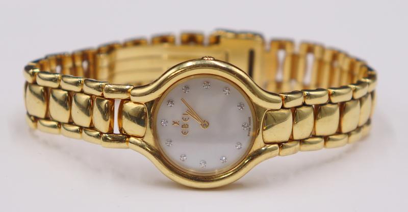 JEWELRY. Ebel Beluga 18kt Gold and Diamond Watch. (1 of 18)