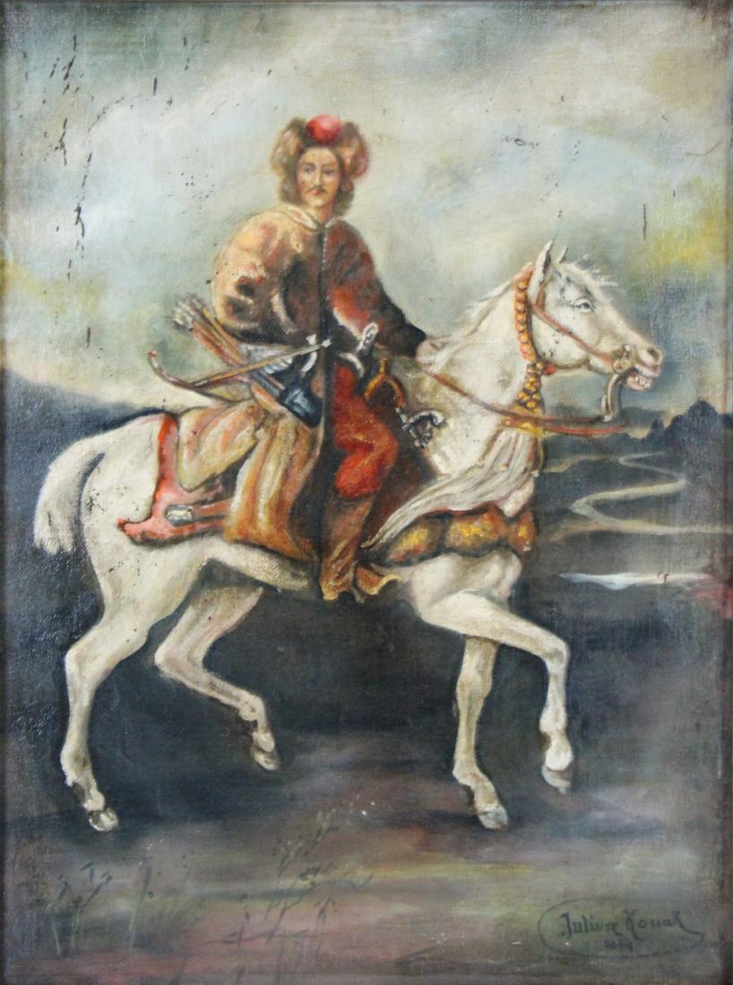 JULIUSZ FORTUNAT KOSSAK (POLISH, 1824 - 1899). (1 of 9)