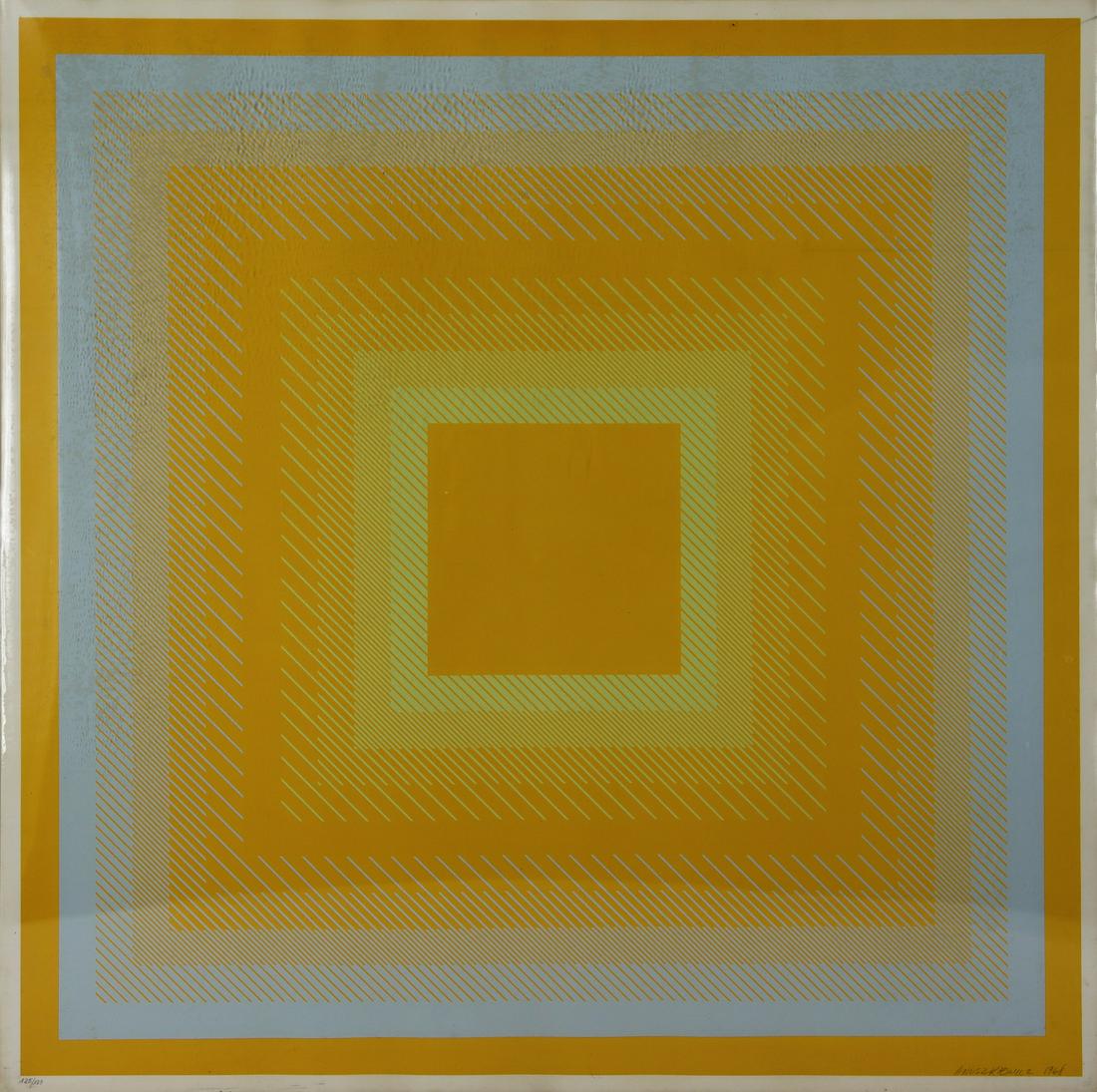 RICHARD JOSEPH ANUSZKIEWICZ (U.S.A., 1930-2020). (1 of 6)