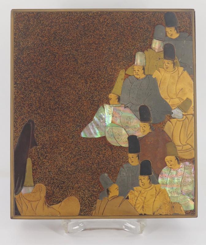 Japanese Lacquered and Mother-of-Pearl Inlaid (1 of 12)