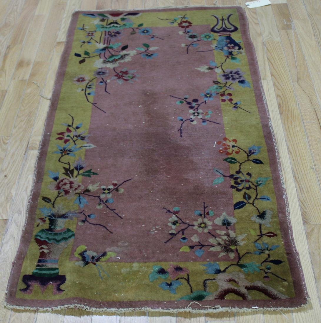 Art Deco Finely Hand Woven Chinese Carpet (1 of 5)