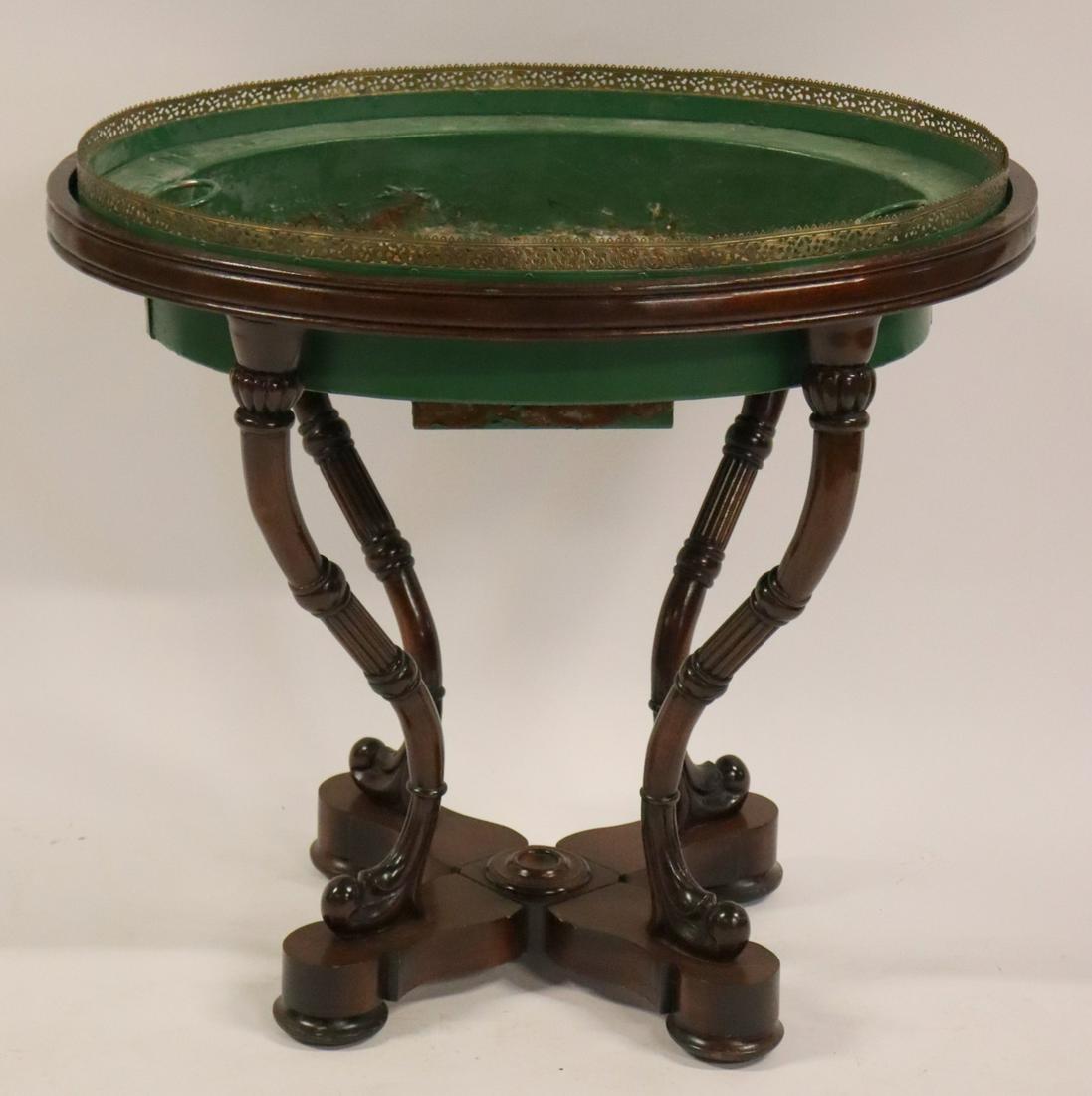 Antique Regency Mahogany Planter. (1 of 8)