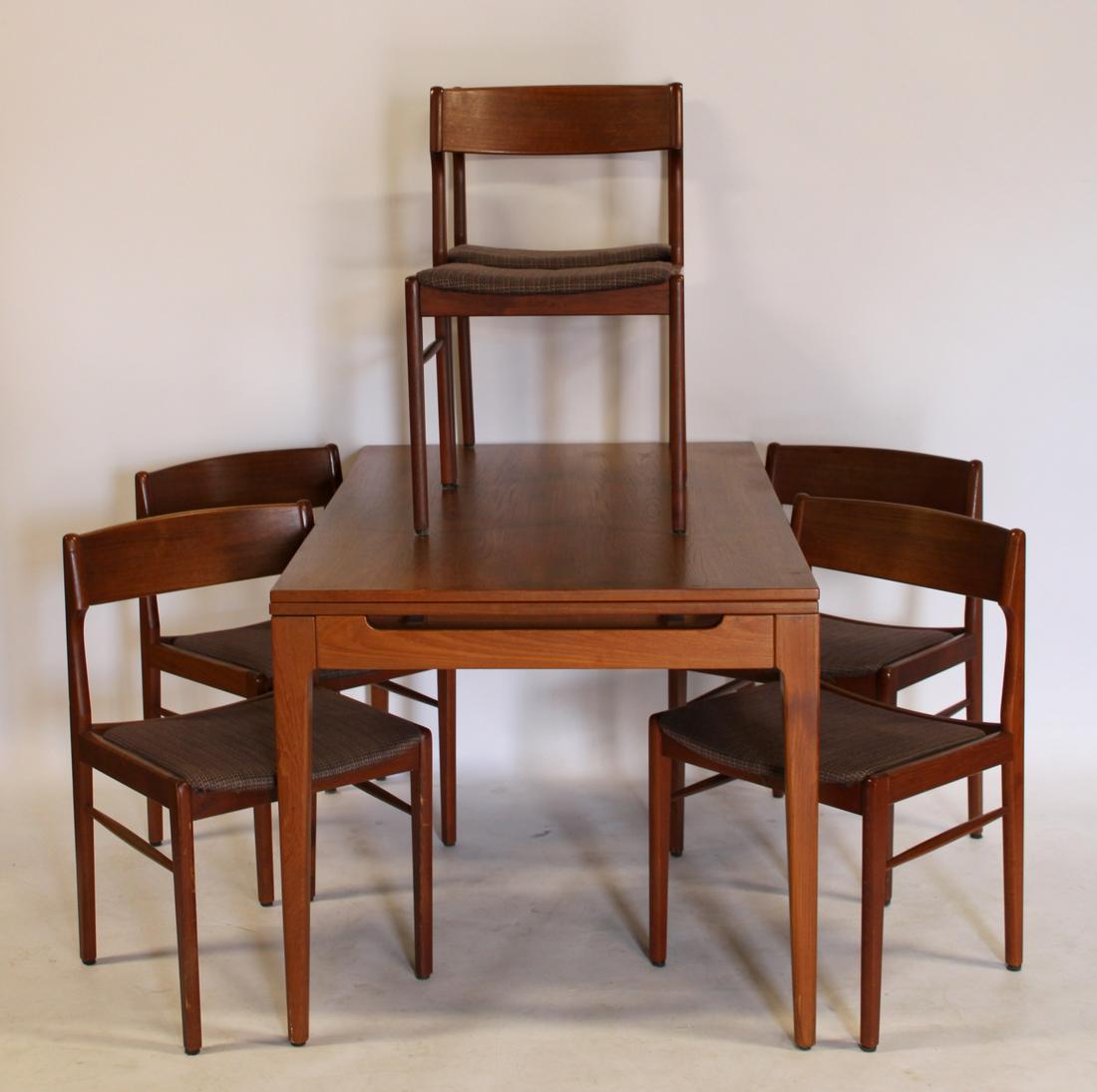 Hovmand Olsen Danish Teak Dining Table & 6 Chairs (1 of 13)