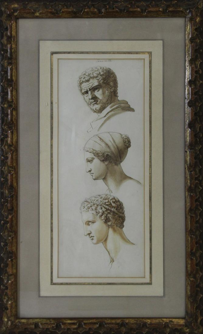 DOUBLE SIDED OLD MASTER STYLE PORTRAITS. (1 of 7)