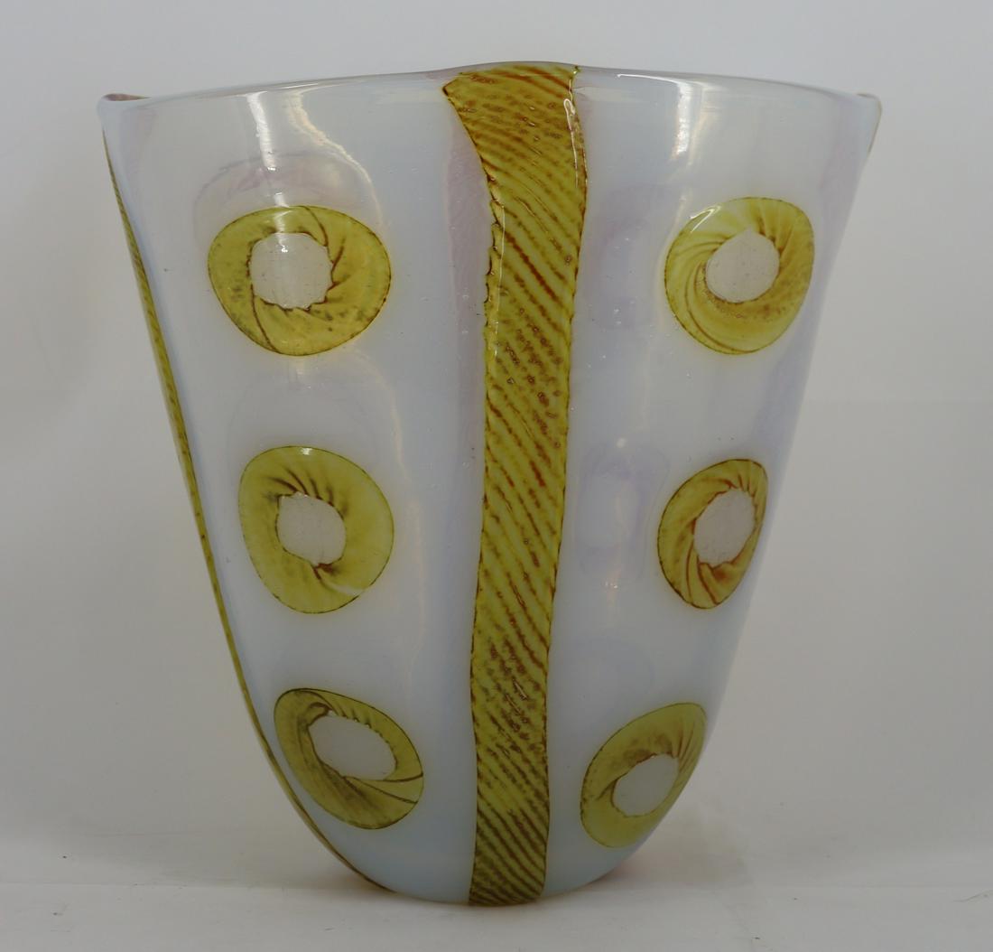 Midcentury Murano Glass Vase. (1 of 6)