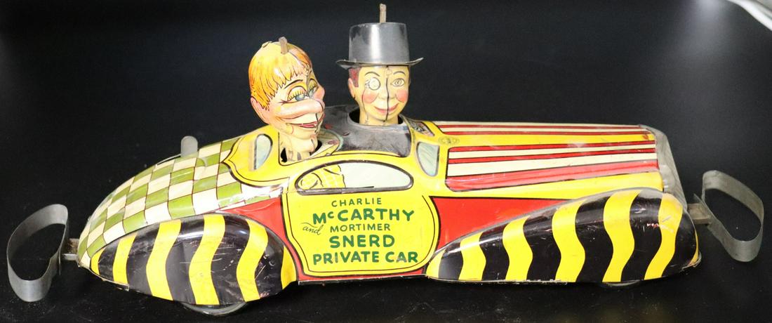 Tin Marx Charlie McCarthy & Snerd Private Car Toy (1 of 6)