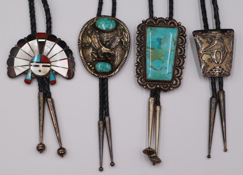 JEWELRY. (4) Signed Sterling Bolero Necklaces. (1 of 17)