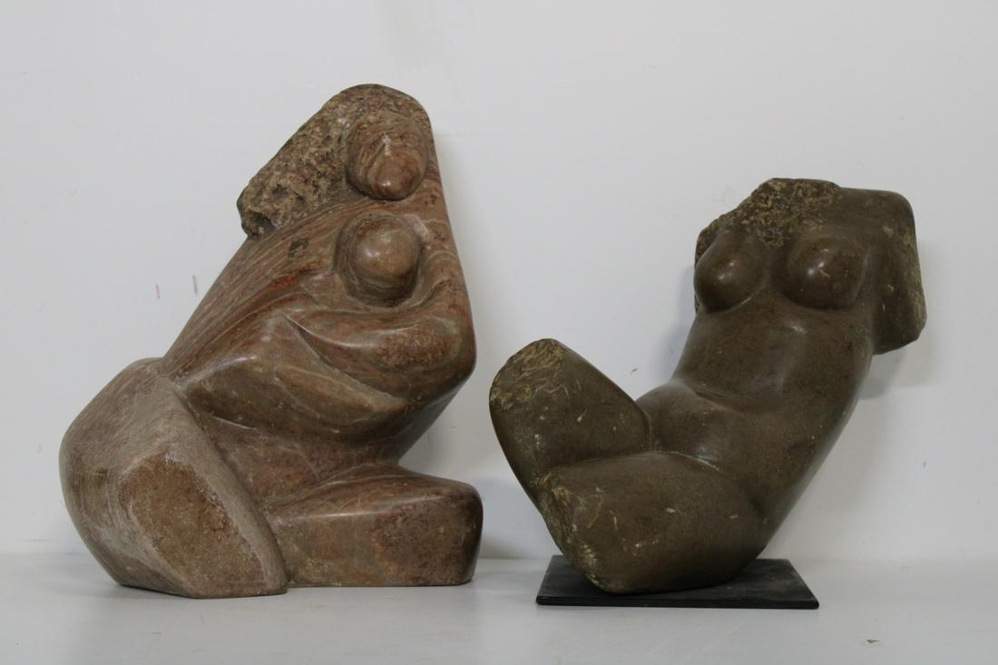 2 Midcentury Marble / Stone sculptures. (1 of 16)