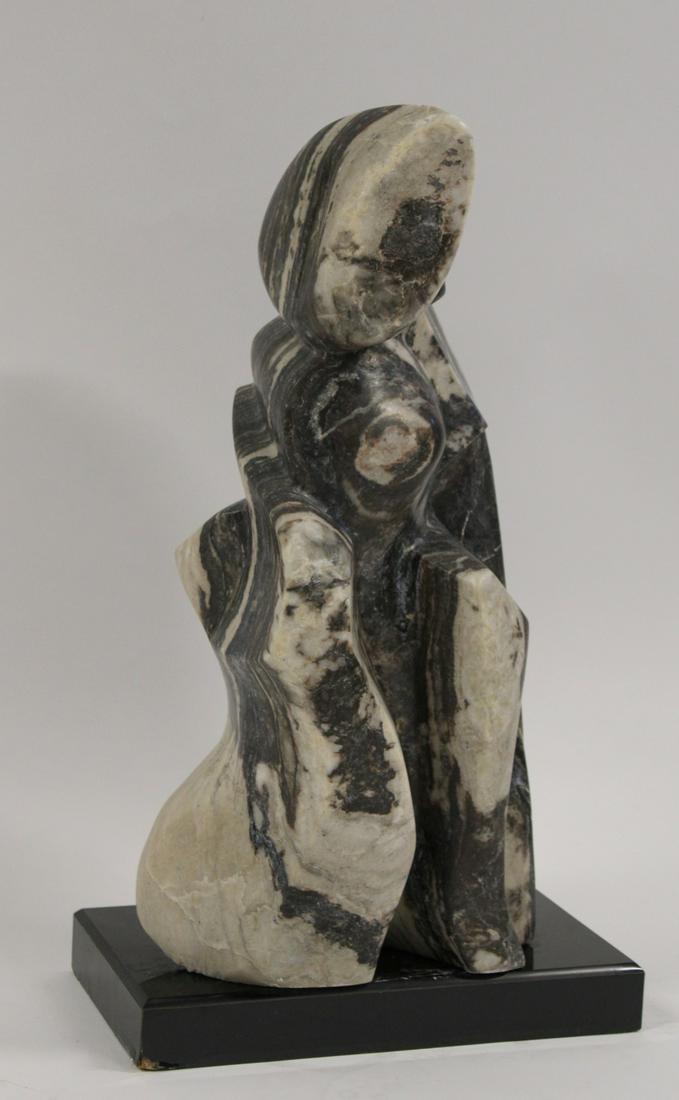 Large Midcentury Marble Abstract Sculpture. (1 of 7)