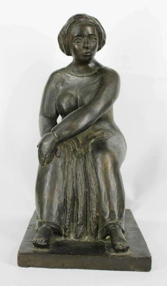 African American School? Bronze Sculpture. (1 of 9)