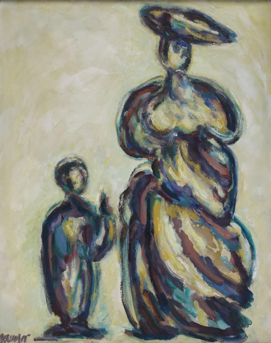 ILLEGIBLY SIGNED FRENCH SCHOOL (20TH C.). (1 of 6)