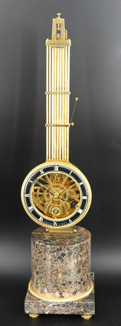 A French Skeleton Clock Huguenin Paris (1 of 6)