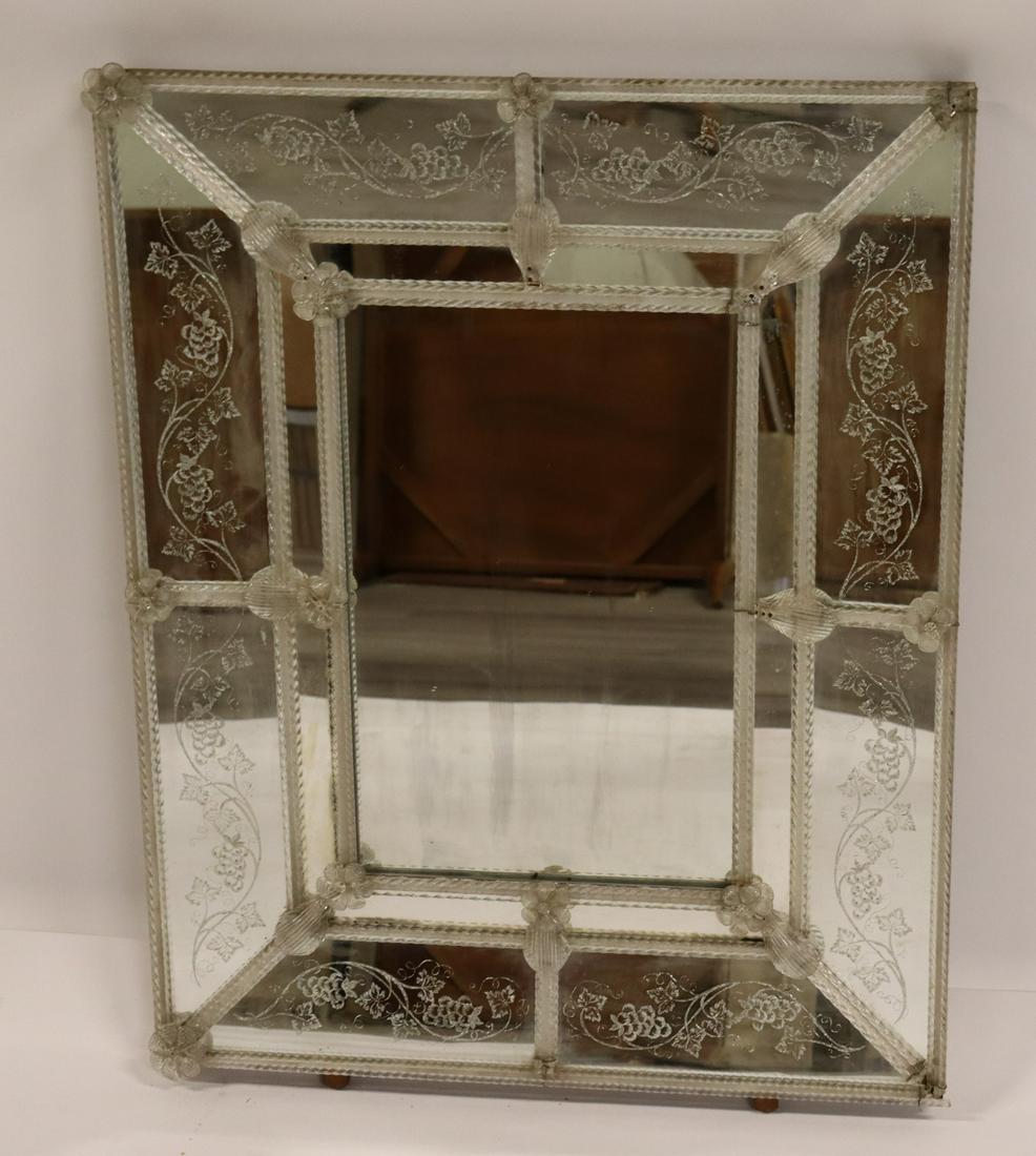 Antique Venetian Style Mirror. (1 of 8)