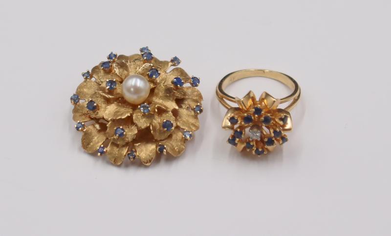 JEWELRY. 14kt Gold Jewelry Grouping. (1 of 11)