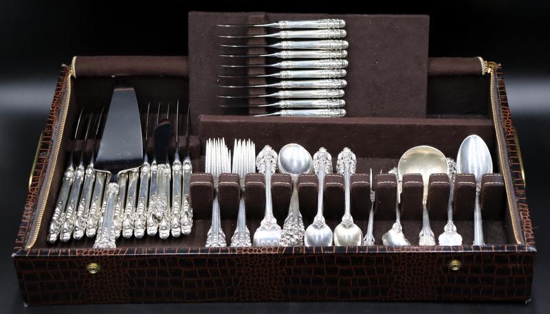 STERLING. Wallace Grande Baroque Sterling Flatware (1 of 13)