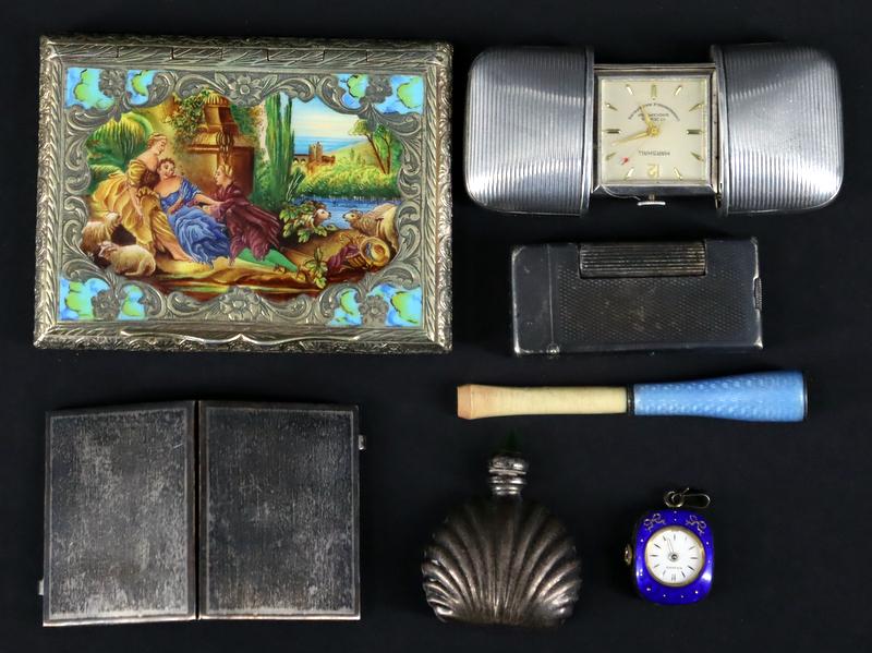 SILVER. Objet d'art Sterling and Silver Grouping. (1 of 17)