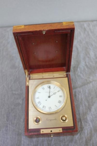 Patek Philippe Naviquartz.: Navigator clock. From a NYC apartment. Dimensions: approx. 3" diameter.