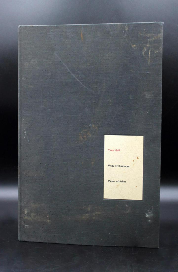 Yvan Goll (Picasso) "Elegy" & "Masks" 1954 (1 of 7)