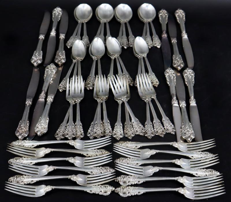 STERLING. Wallace Grande Baroque Sterling Flatware (1 of 8)
