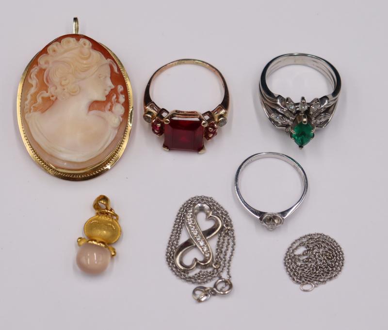 JEWELRY. Assorted Gold, Diamond, and Colored Gem (1 of 19)