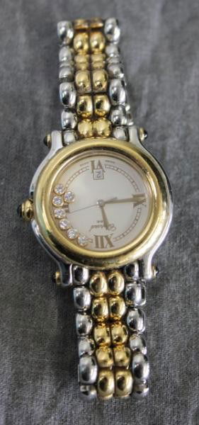 CHOPARD Gold & Diamond Sport Watch.: From a Park Avenue NYC estate.