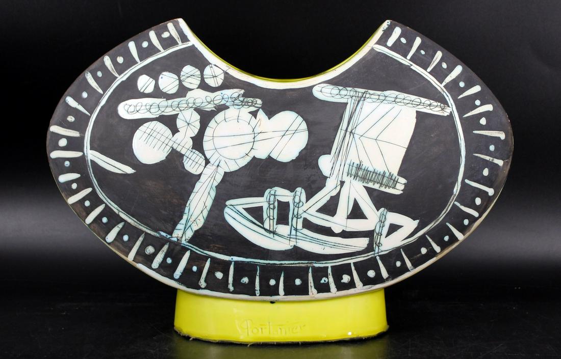 An Abstract Portanier Vallauris Vase (1 of 13)