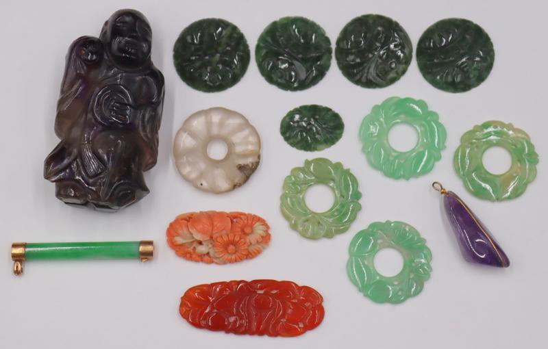 Collection of Chinese Carving Including Jade. (1 of 13)