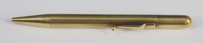 JEWELRY. Large 14kt Gold Mechanical Pencil. (1 of 6)