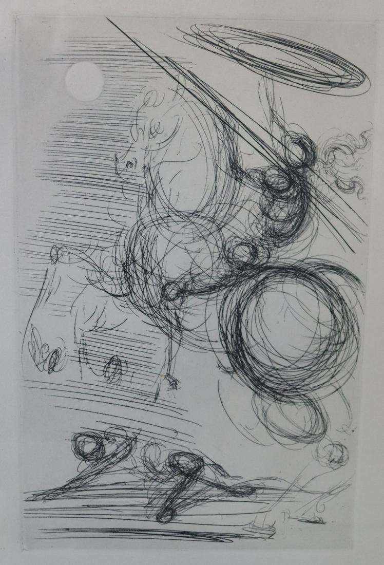 SALVATOR DALI "DON QUIXOTE" PRINT. (1 of 5)