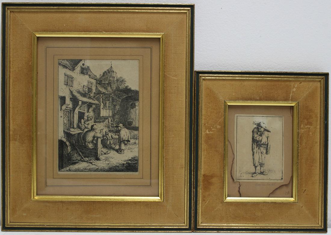 AFTER ADRIAEN VAN OSTADE (DUTCH, 1610-1685). (1 of 6)