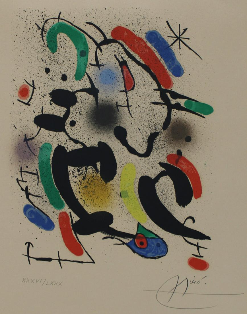 JOAN MIRO (SPANISH, 1893-1983). (1 of 8)