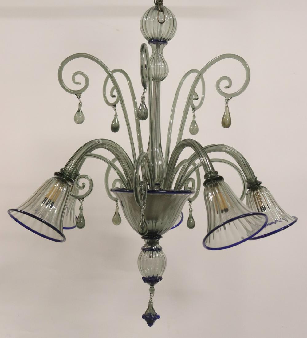 Modern Venetian 5 Arm Chandelier (1 of 10)