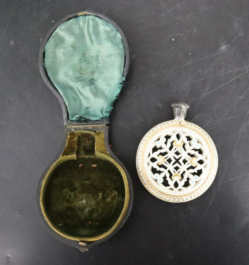 Royal Worcester Reticulated Scent Bottle In Fitted (1 of 8)