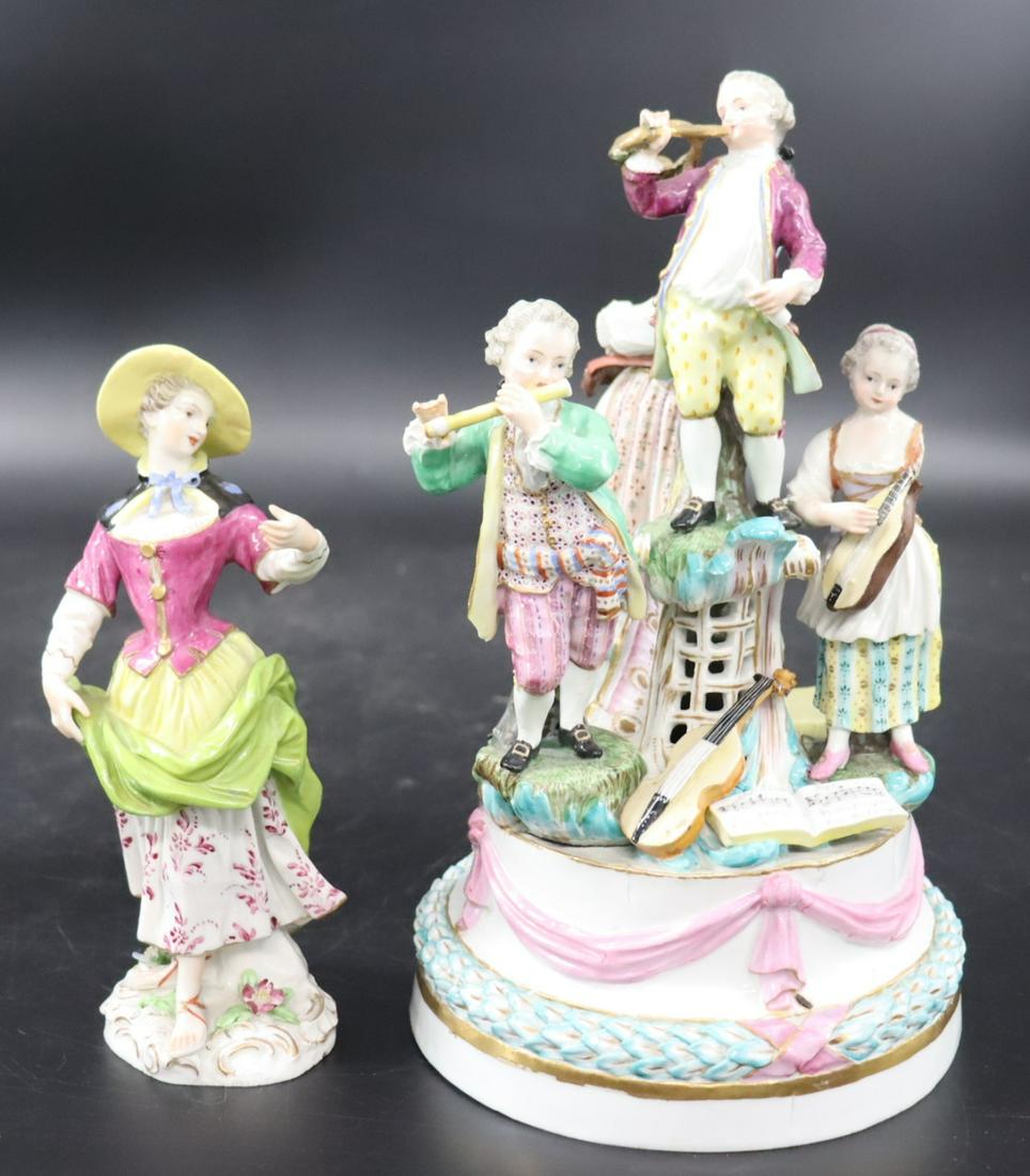2 Antique Meissen Figures (1 of 15)