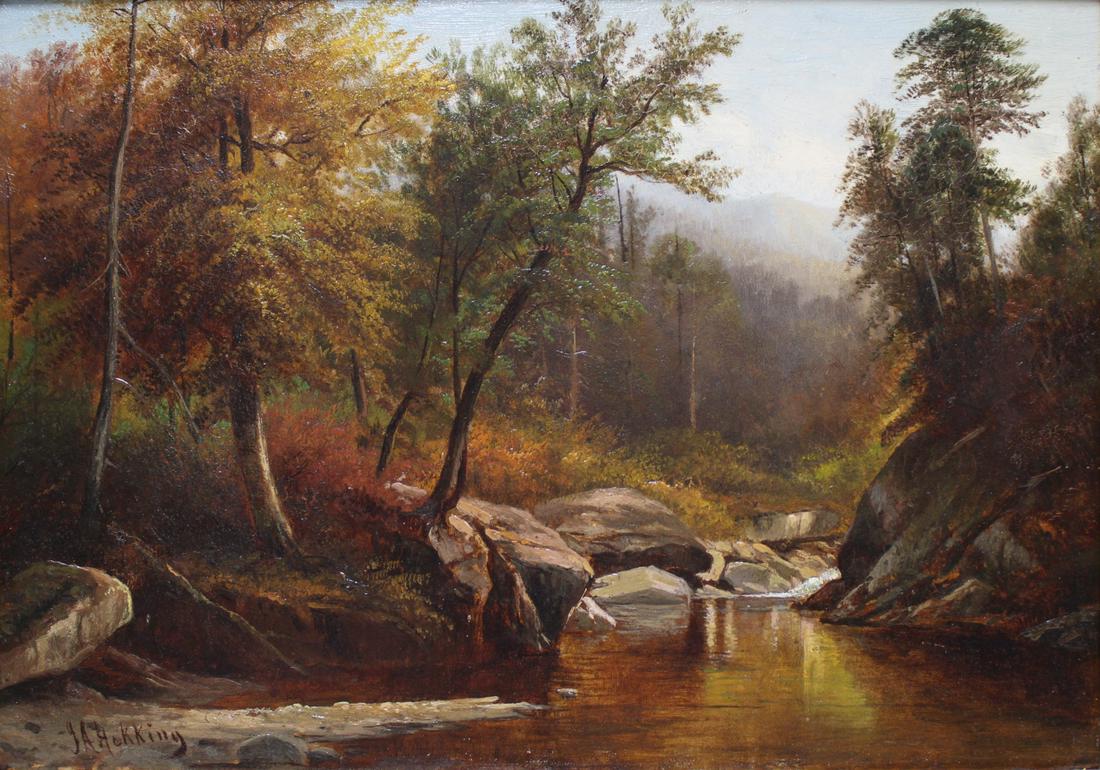 JOSEPH ANTONIO HEKKING (AMERICAN, 1830-1903). (1 of 9)