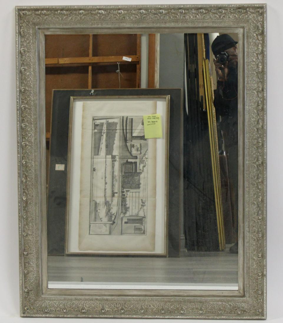 Eli Wilner Carved And Silver Gilt Frame / Mirror. (1 of 8)