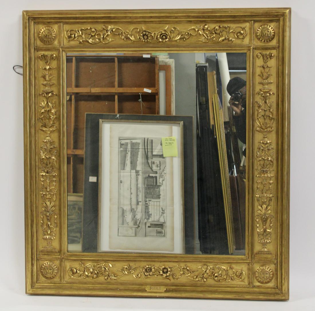 Eli Wilner Vintage Carved Giltwood Mirror. (1 of 11)