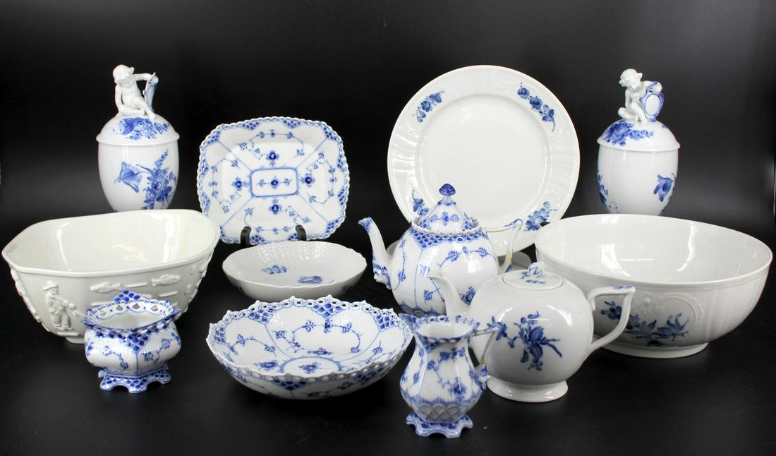 Royal Copenhagen Porcelain Partial Service. (1 of 20)