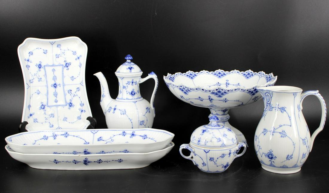 Royal Copenhagen Porcelain Partial Service. (1 of 13)