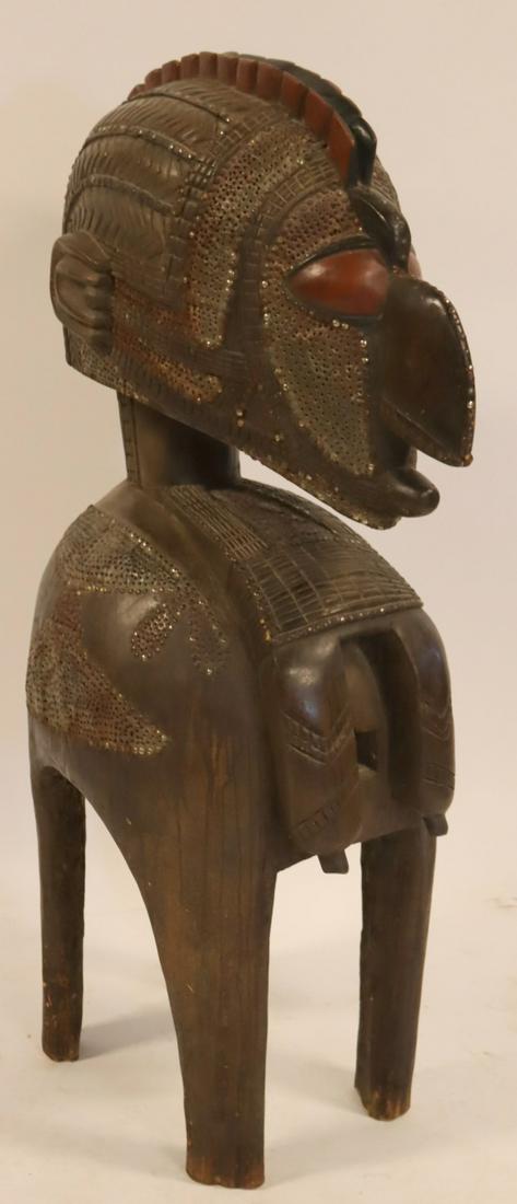 African D'mba Carved Wood Fertility Headdress. (1 of 11)